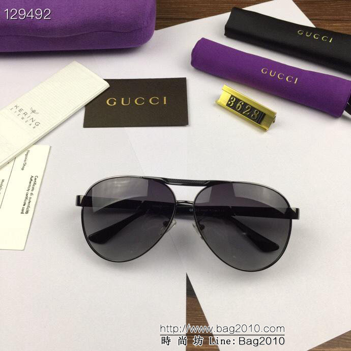GUCCI古馳 官網同步 歐美風範 原單偏光 男款太陽鏡  lly1458